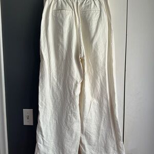 Madewell wide leg linen pant